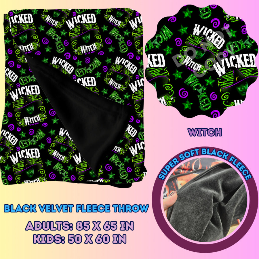 Preorder Custom Velvety Fleece Blankets - Adult Size - Closes 15 Jan - ETA early May 2025 Weighted Blanket