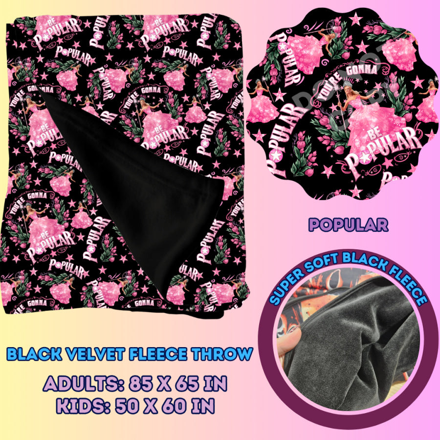 Preorder Custom Velvety Fleece Blankets - Adult Size - Closes 15 Jan - ETA early May 2025 Weighted Blanket