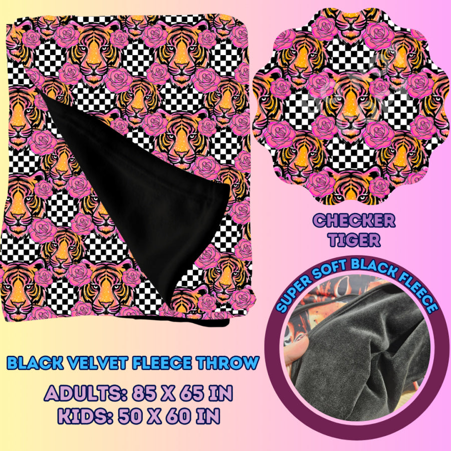 Preorder Custom Velvety Fleece Blankets - Adult Size - Closes 15 Jan - ETA early May 2025 Weighted Blanket