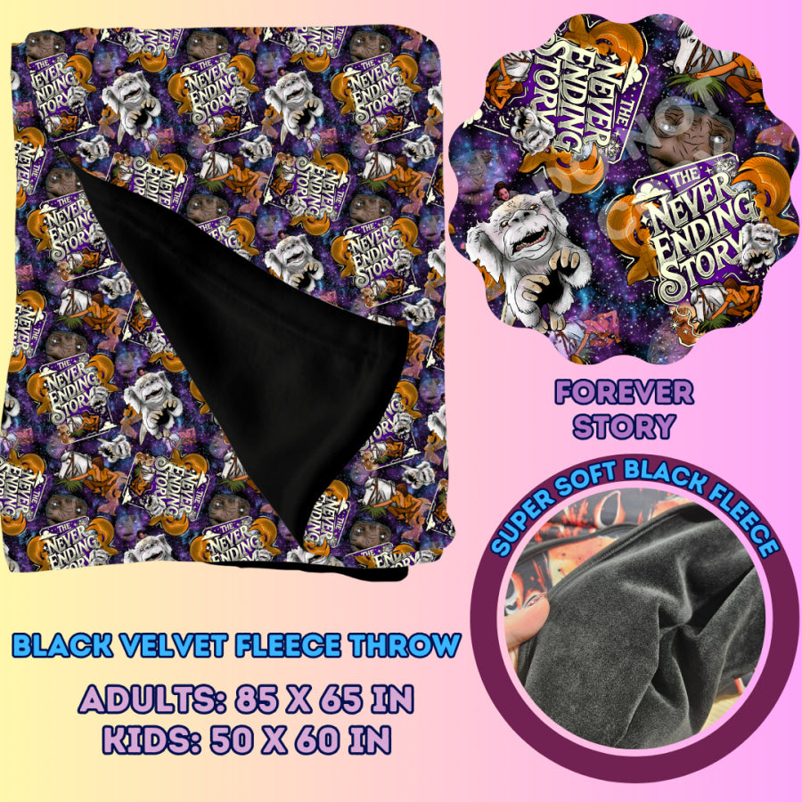 Preorder Custom Velvety Fleece Blankets - Adult Size - Closes 15 Jan - ETA early May 2025 Weighted Blanket