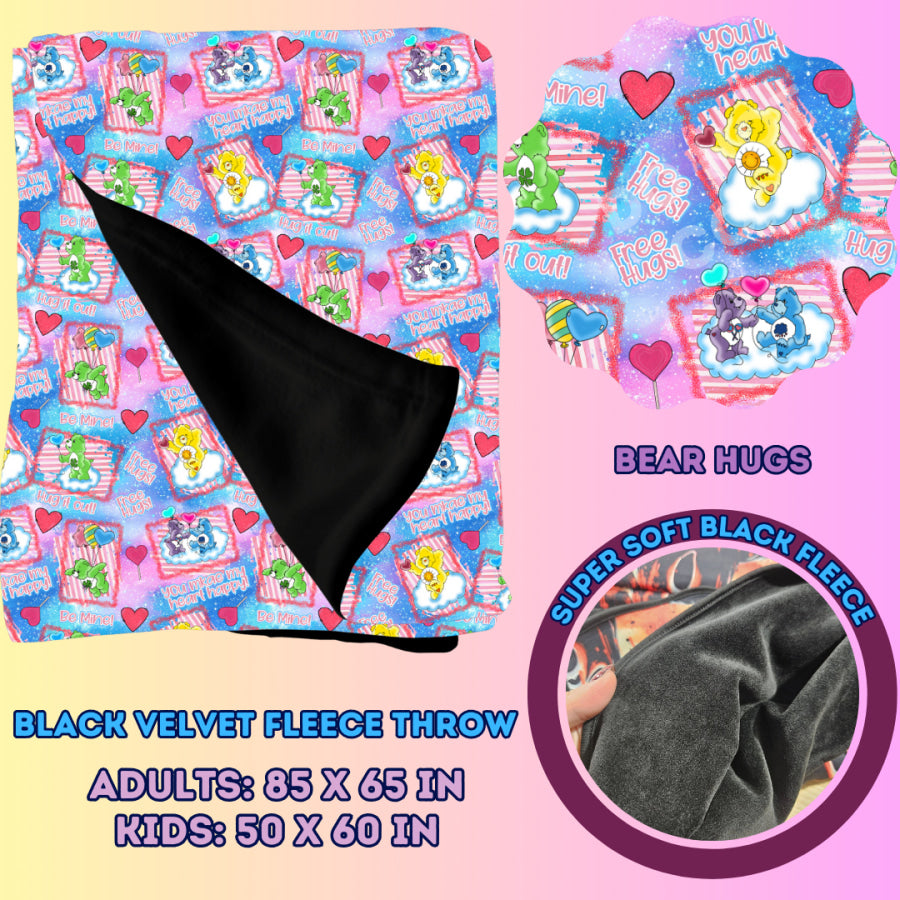 Preorder Custom Velvety Fleece Blankets - Adult Size - Closes 15 Jan - ETA early May 2025 Weighted Blanket