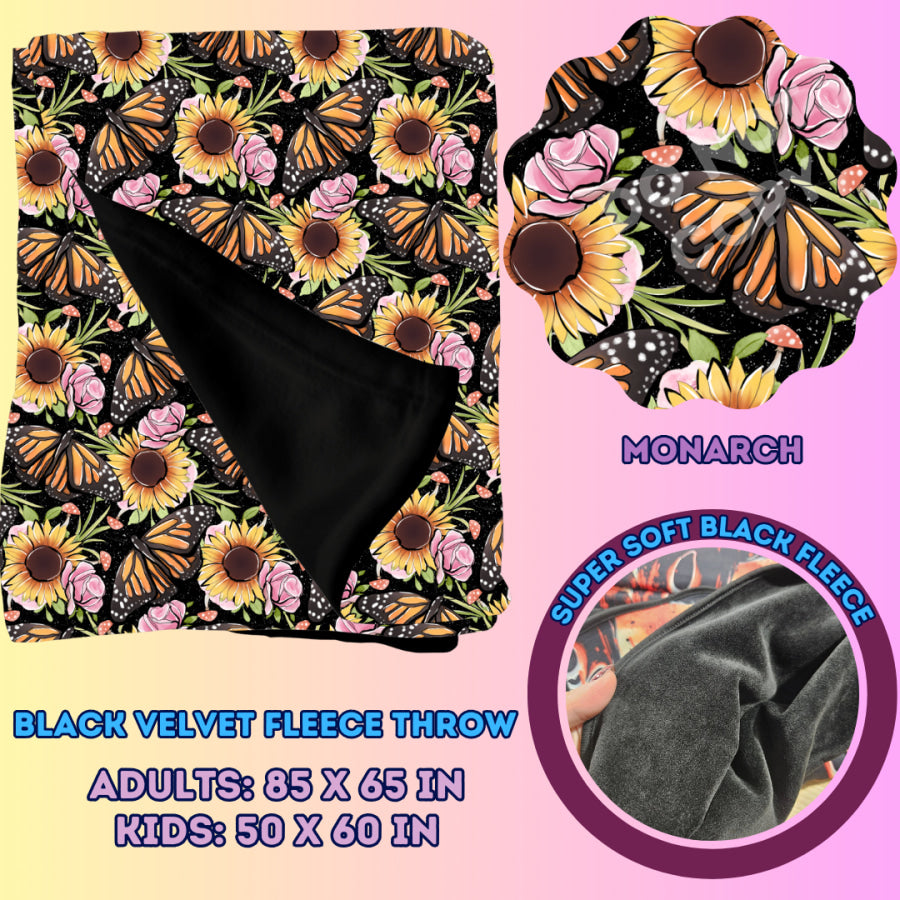 Preorder Custom Velvety Fleece Blankets - Adult Size - Closes 15 Jan - ETA early May 2025 Weighted Blanket