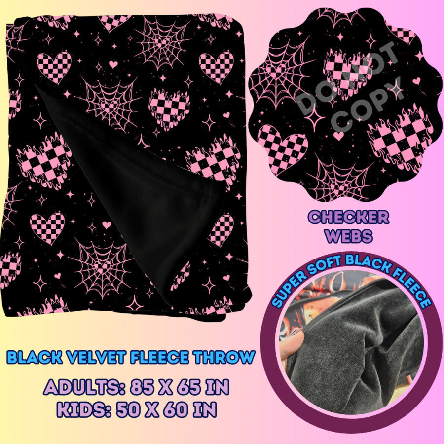 Preorder Custom Velvety Fleece Blankets - Adult Size - Closes 15 Jan - ETA early May 2025 Weighted Blanket