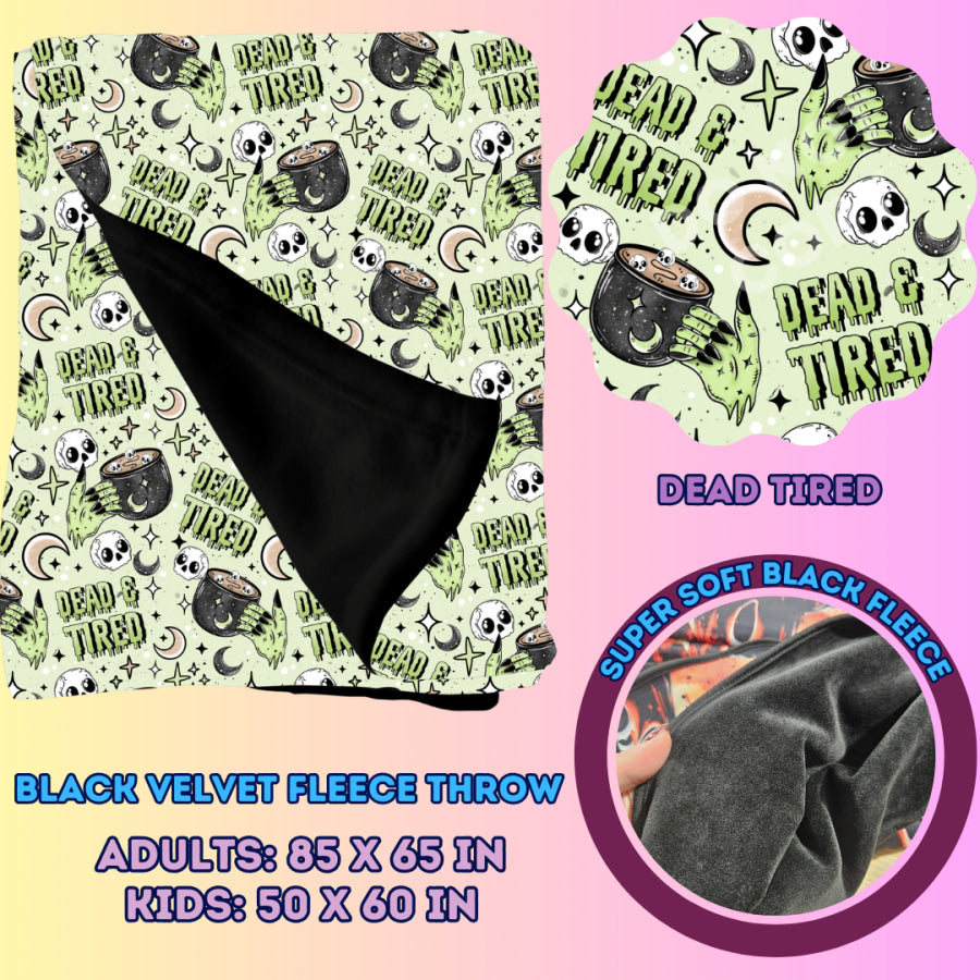 Preorder Custom Velvety Fleece Blankets - Adult Size - Closes 15 Jan - ETA early May 2025 Weighted Blanket