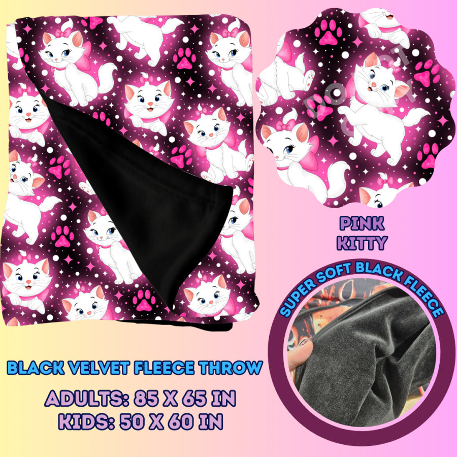 Preorder Custom Velvety Fleece Blankets - Adult Size - Closes 15 Jan - ETA early May 2025 Weighted Blanket