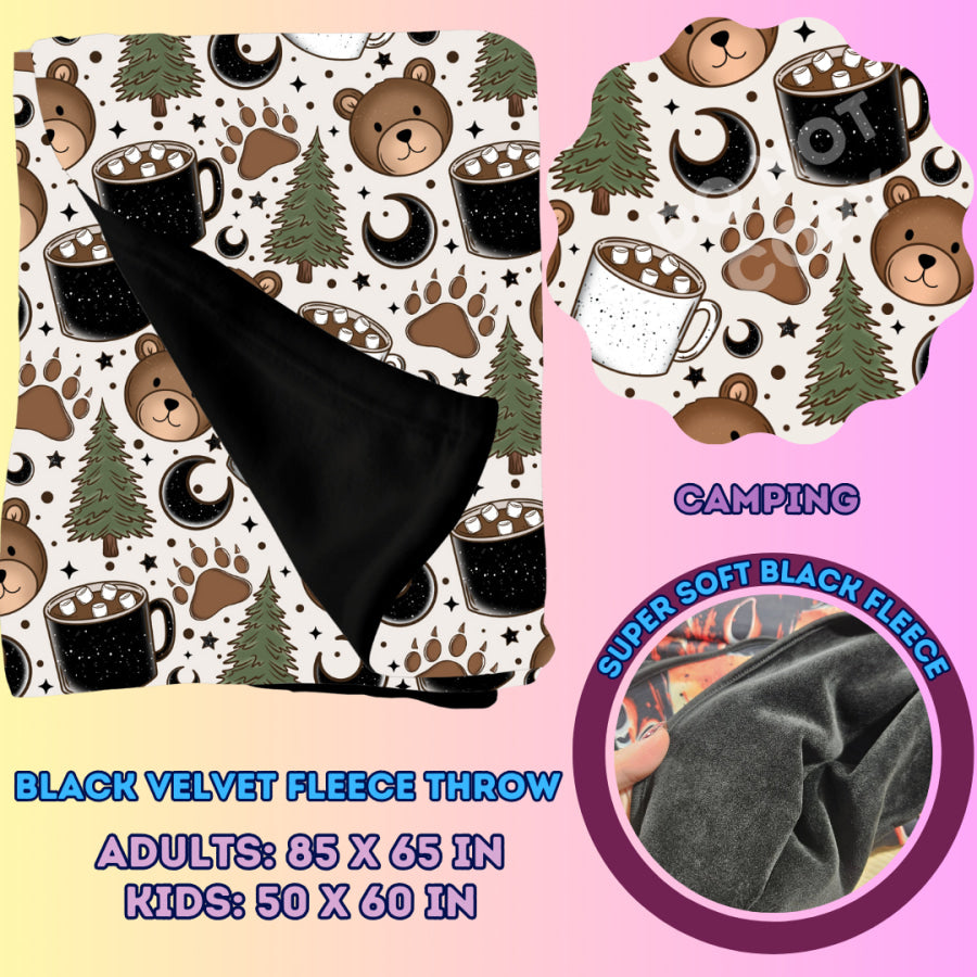 Preorder Custom Velvety Fleece Blankets - Adult Size - Closes 15 Jan - ETA early May 2025 Weighted Blanket