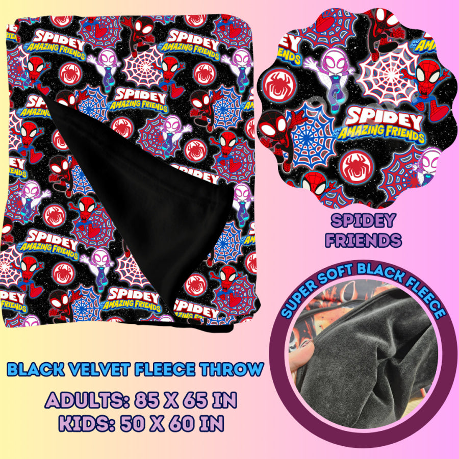 Preorder Custom Velvety Fleece Blankets - Adult Size - Closes 15 Jan - ETA early May 2025 Weighted Blanket