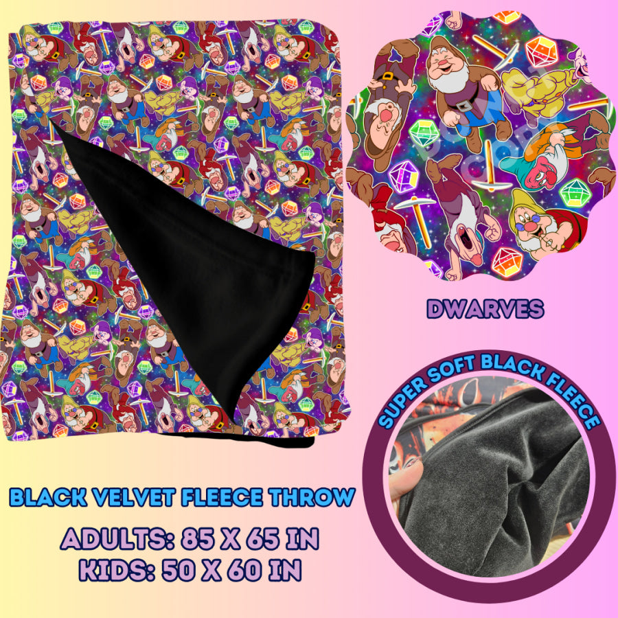 Preorder Custom Velvety Fleece Blankets - Adult Size - Closes 15 Jan - ETA early May 2025 Weighted Blanket