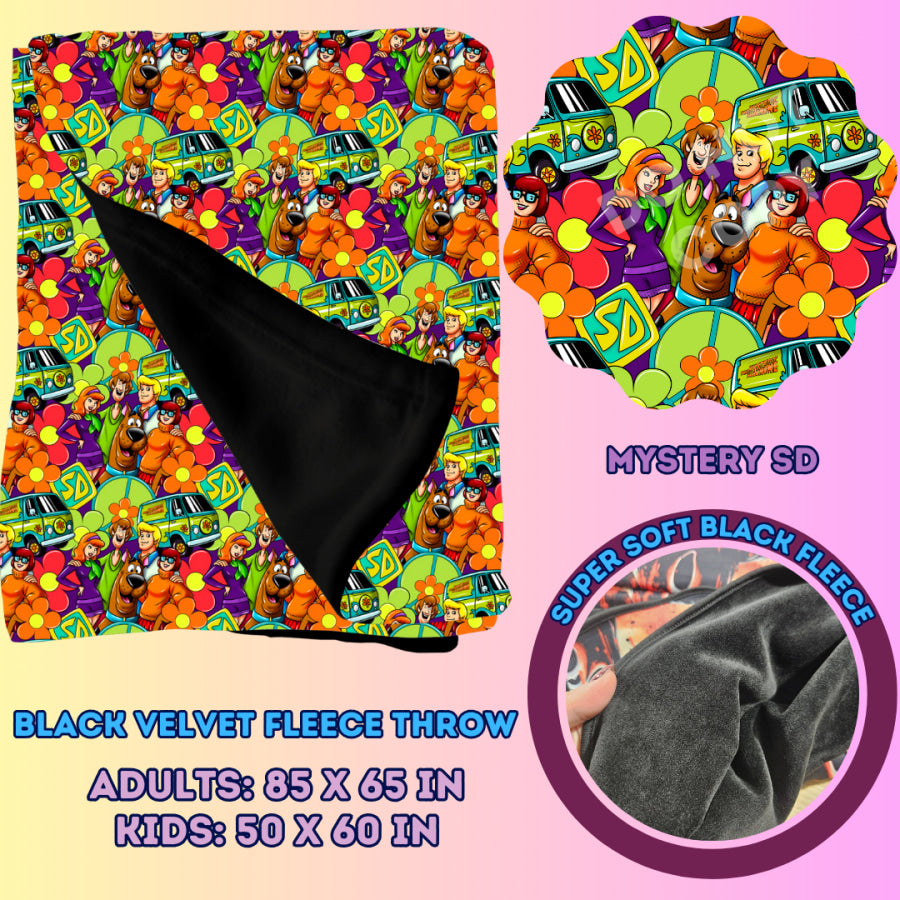 Preorder Custom Velvety Fleece Blankets - Adult Size - Closes 15 Jan - ETA early May 2025 Weighted Blanket