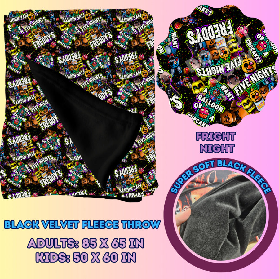 Preorder Custom Velvety Fleece Blankets - Adult Size - Closes 15 Jan - ETA early May 2025 Weighted Blanket