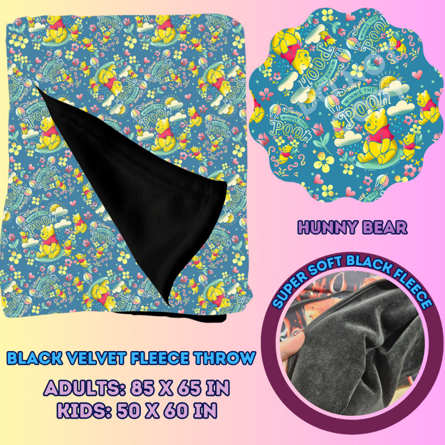 Preorder Custom Velvety Fleece Blankets - Adult Size - Closes 15 Jan - ETA early May 2025 Weighted Blanket