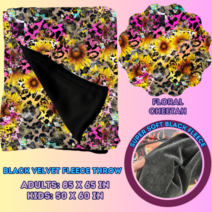 Preorder Custom Velvety Fleece Blankets - Adult Size - Closes 15 Jan - ETA early May 2025 Weighted Blanket