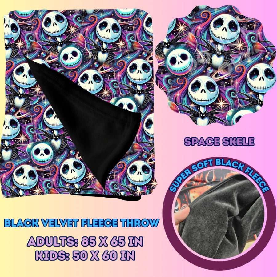 Preorder Custom Velvety Fleece Blankets - Adult Size - Closes 15 Jan - ETA early May 2025 Weighted Blanket