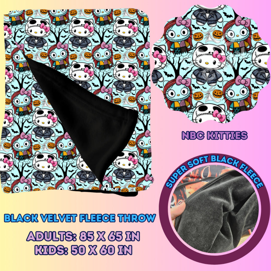 Preorder Custom Velvety Fleece Blankets - Adult Size - Closes 15 Jan - ETA early May 2025 Weighted Blanket