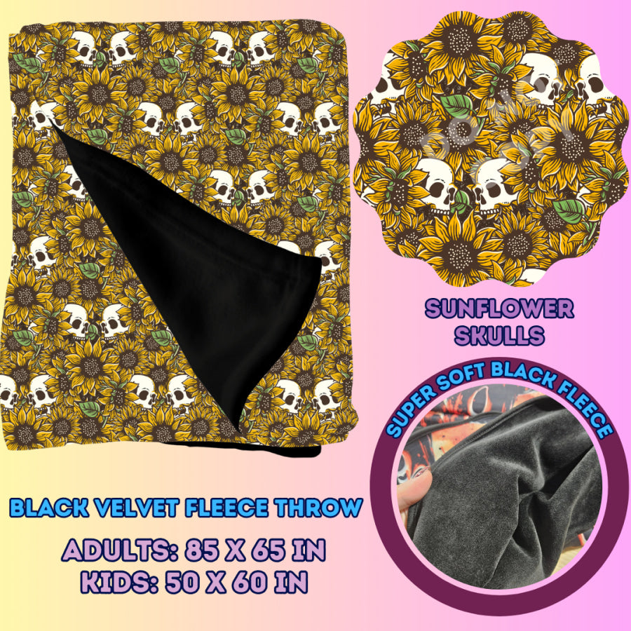 Preorder Custom Velvety Fleece Blankets - Adult Size - Closes 15 Jan - ETA early May 2025 Weighted Blanket