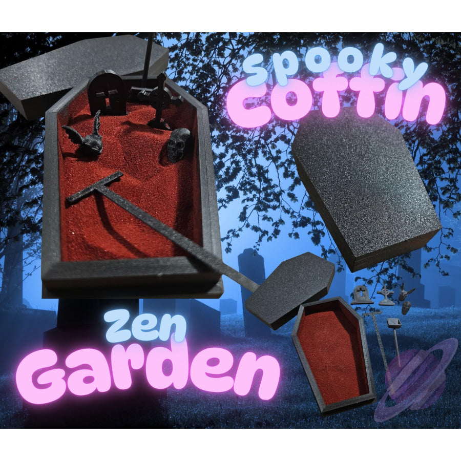 Preorder Custom Zen Garden - Coffin - ETA 3-4 weeks Zen Garden