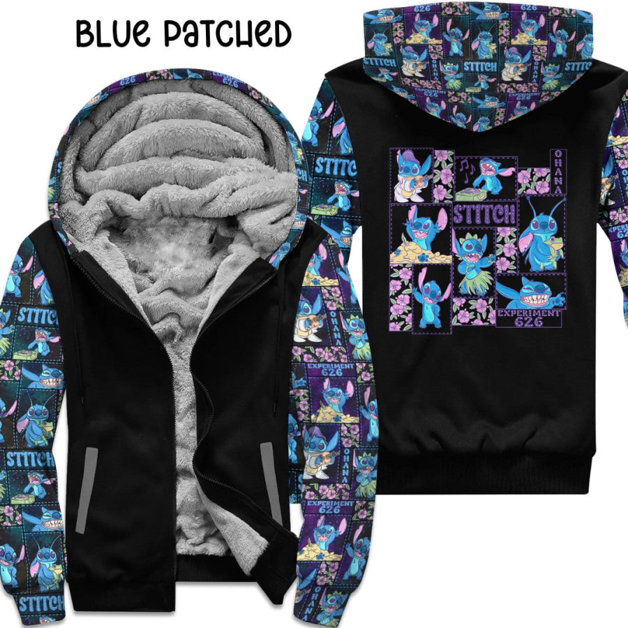 Preorder Custom Zip Hoodie Jacket - Blue Patched - Closes 1 Dec - ETA early Mar 2025 Hoodie