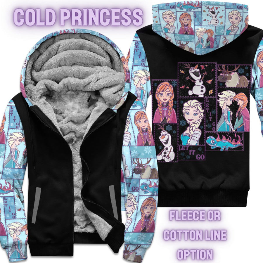 Preorder Custom Zip Hoodie Jacket - Cold Princess - Closes 1 Dec - ETA early Mar 2025 Hoodie