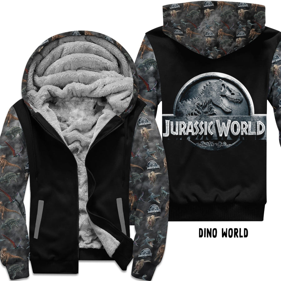 Preorder Custom Zip Hoodie Jacket - Dino World - Closes 1 Dec - ETA early Mar 2025 Hoodie