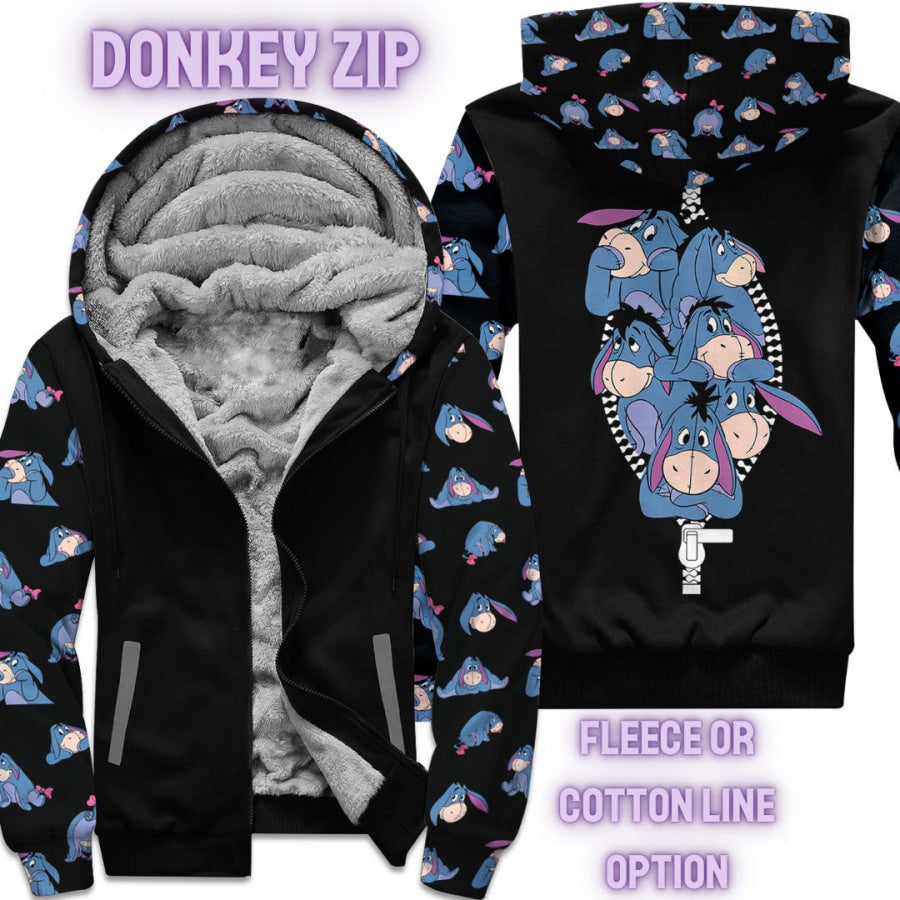 Preorder Custom Zip Hoodie Jacket - Donkey Zip - Closes 1 Dec - ETA early Mar 2025 Hoodie