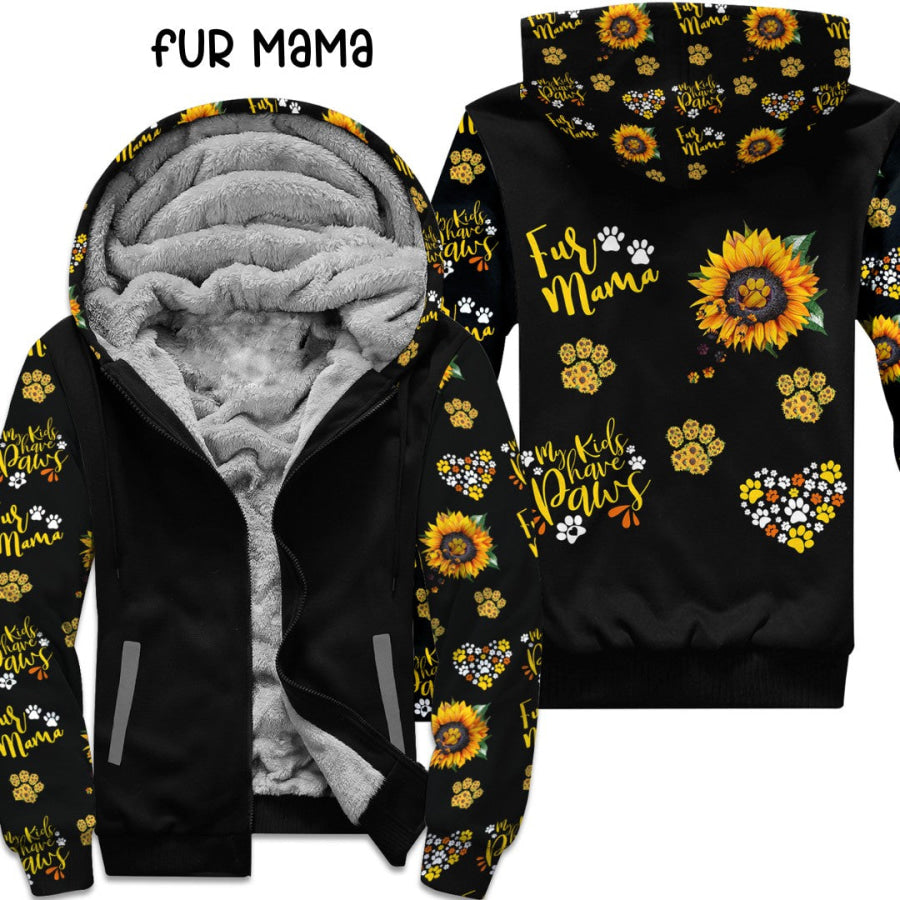 Preorder Custom Zip Hoodie Jacket - Fur Mama - Closes 1 Dec - ETA early Mar 2025 Hoodie