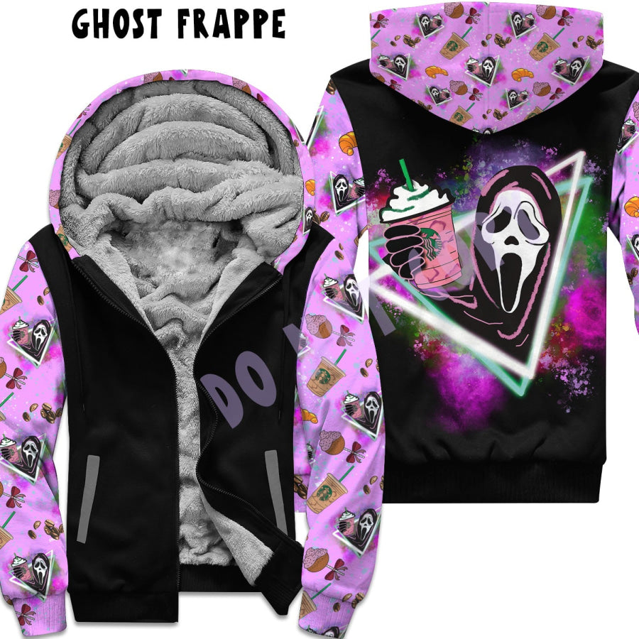 Preorder Custom Zip Hoodie Jacket - Ghost Frappe - Closes 1 Dec - ETA early Mar 2025 Hoodie