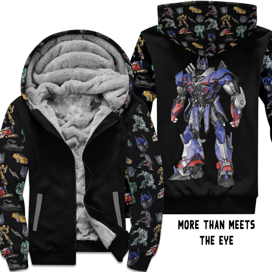 Preorder Custom Zip Hoodie Jacket - More Than Meets The Eye - Closes 1 Dec - ETA early Mar 2025 Hoodie