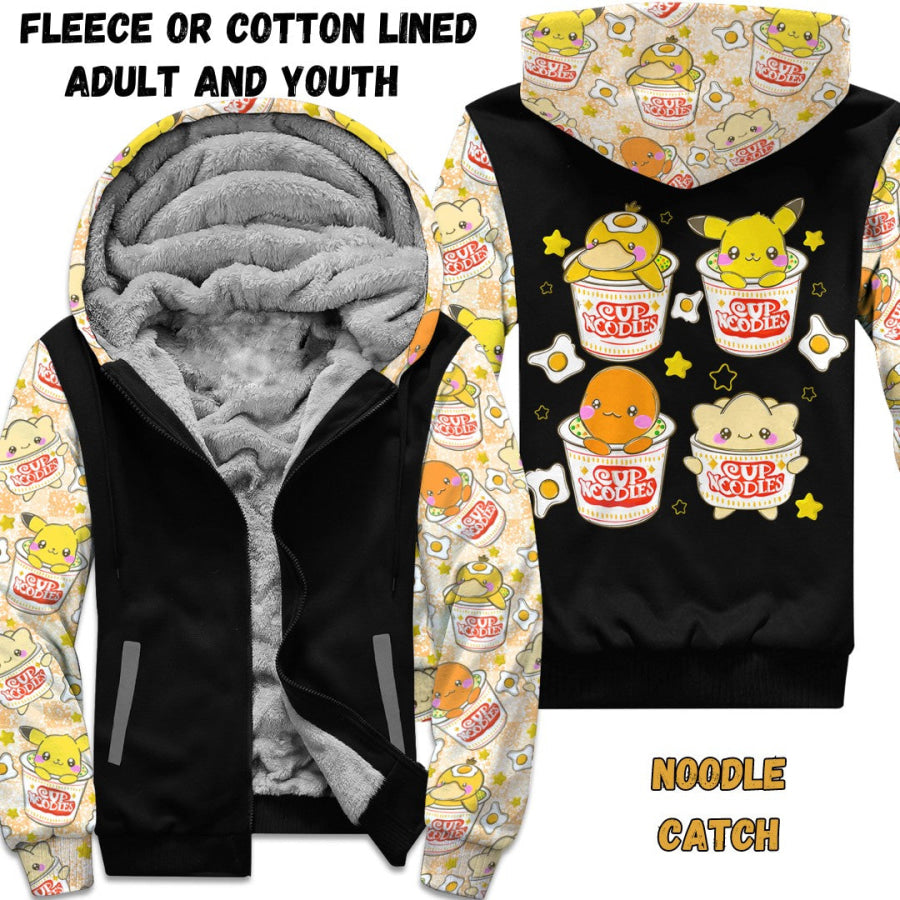 Preorder Custom Zip Hoodie Jacket - Noodle Catch - Closes 1 Dec - ETA early Mar 2025 Hoodie