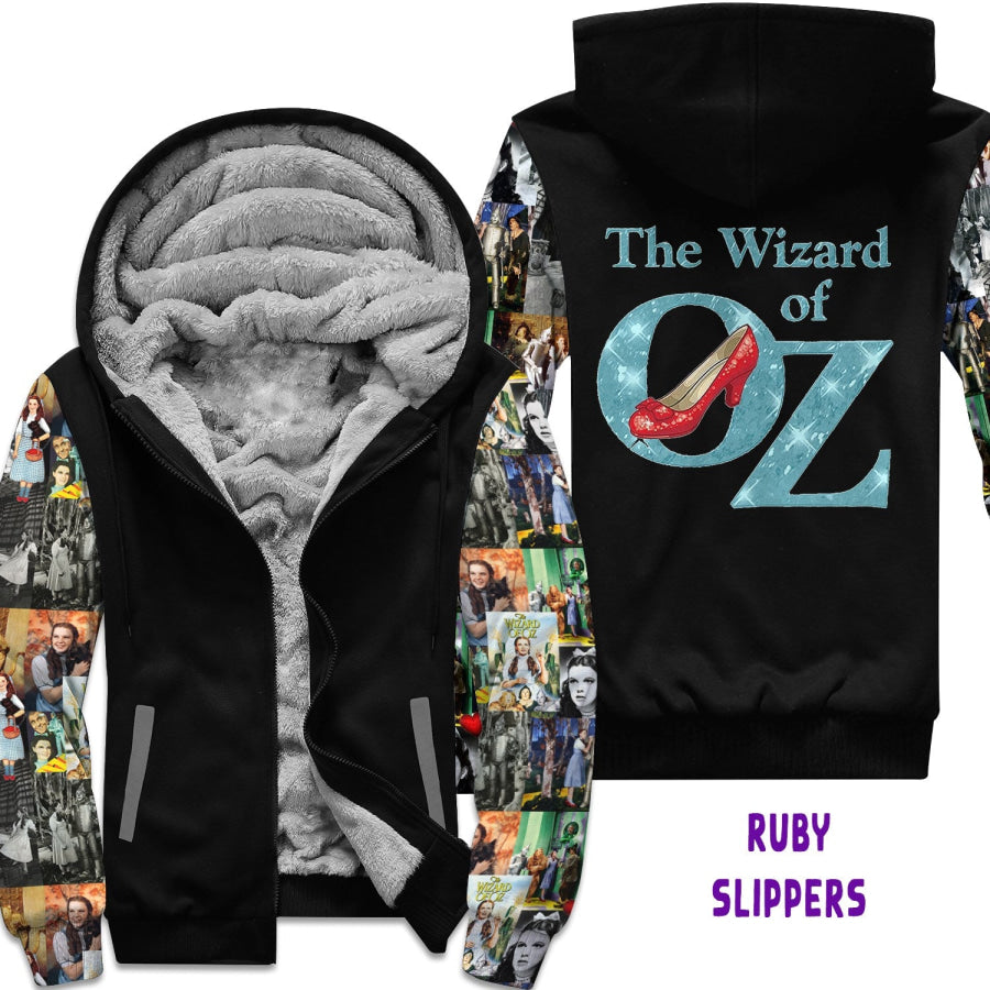 Preorder Custom Zip Hoodie Jacket - Ruby Slippers - Closes 1 Dec - ETA early Mar 2025 Hoodie