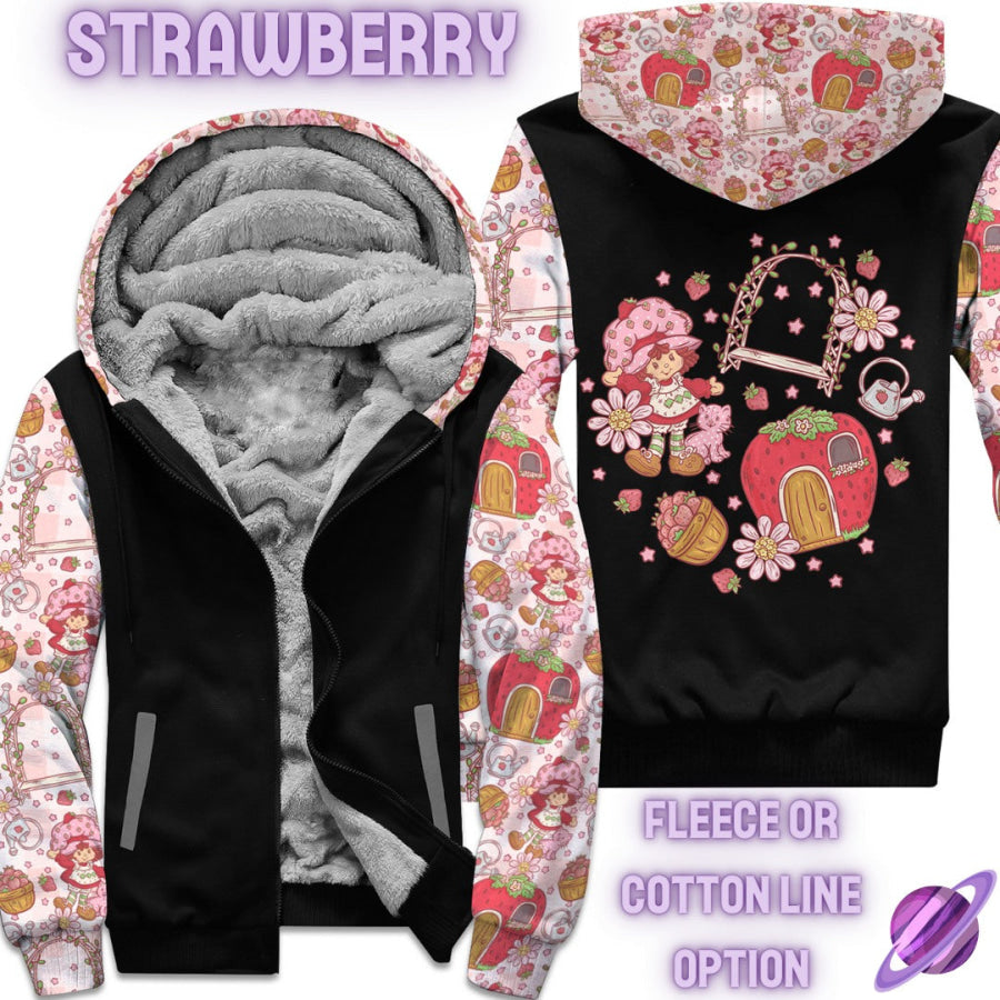 Preorder Custom Zip Hoodie Jacket - Strawberry - Closes 1 Dec - ETA early Mar 2025 Hoodie