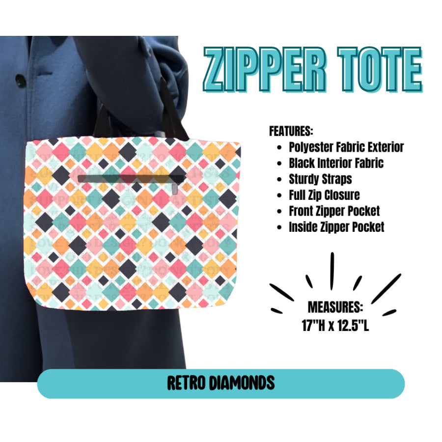 Preorder Custom Zipper Totes - Closes 21 May - ETA late Sep 2025 Tote Bag