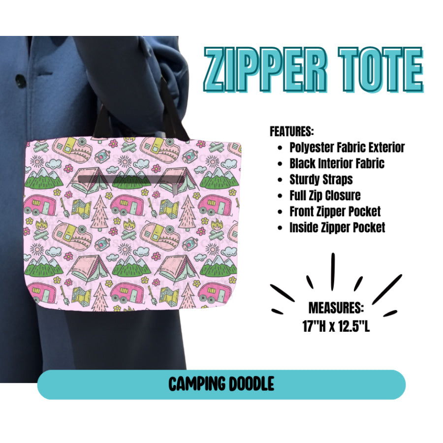 Preorder Custom Zipper Totes - Closes 21 May - ETA late Sep 2025 Tote Bag