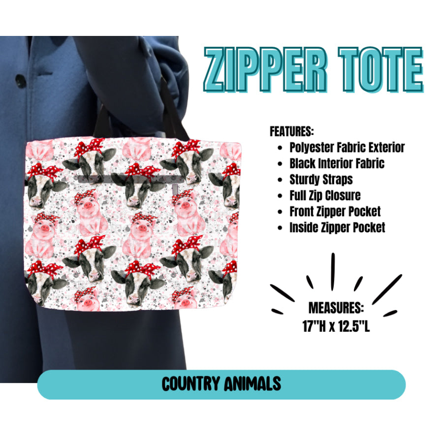 Preorder Custom Zipper Totes - Closes 21 May - ETA late Sep 2025 Tote Bag