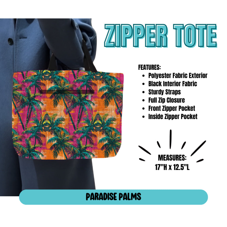 Preorder Custom Zipper Totes - Closes 21 May - ETA late Sep 2025 Tote Bag