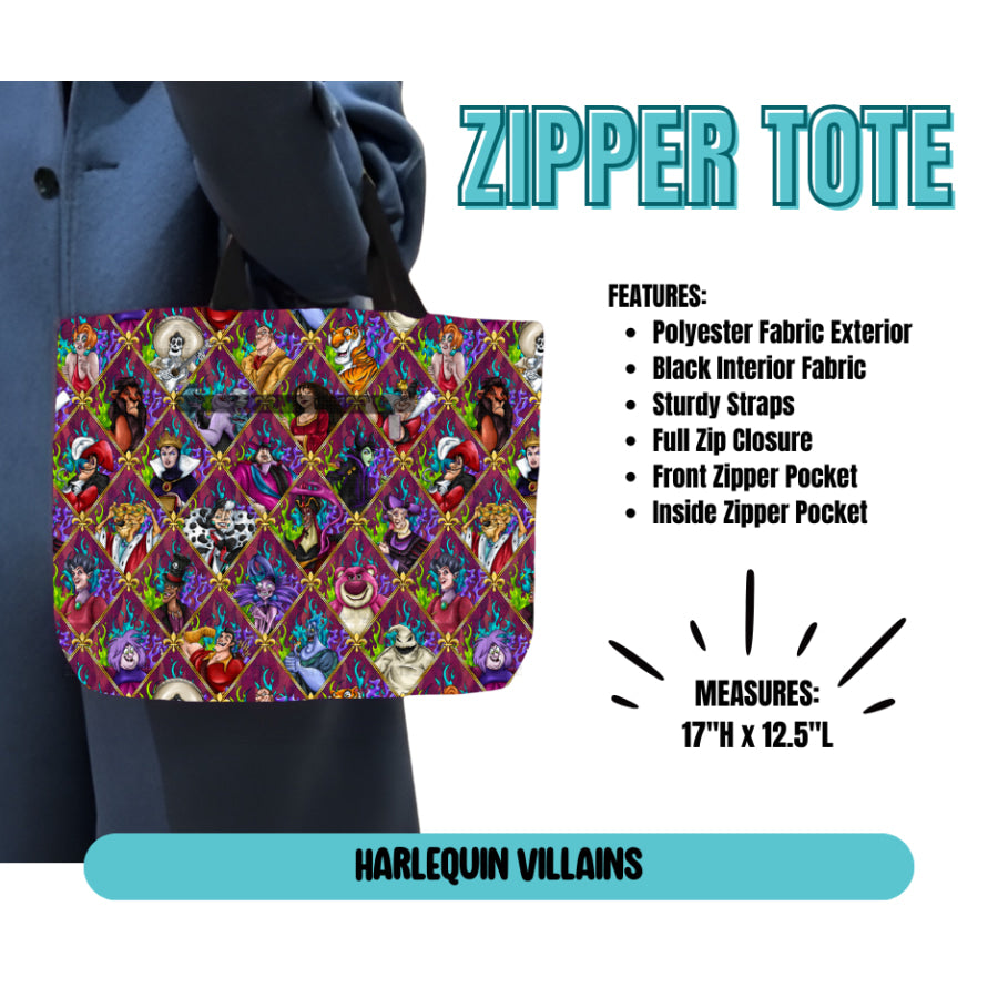 Preorder Custom Zipper Totes - Closes 21 May - ETA late Sep 2025 Tote Bag