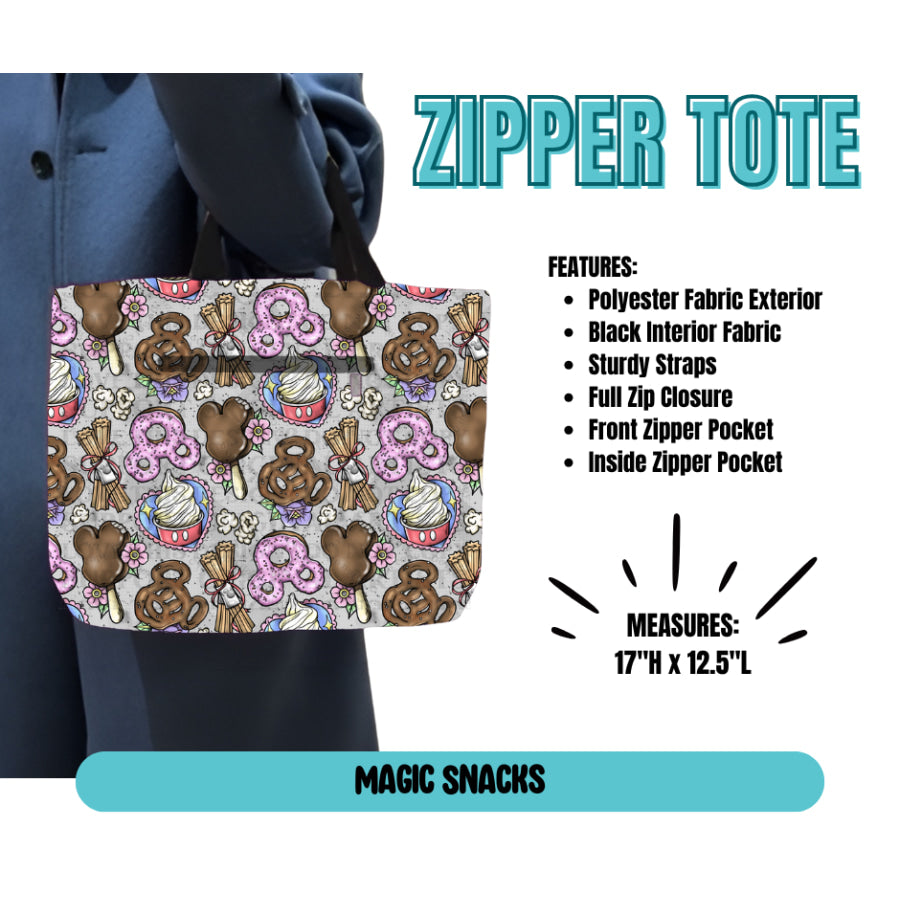 Preorder Custom Zipper Totes - Closes 21 May - ETA late Sep 2025 Tote Bag