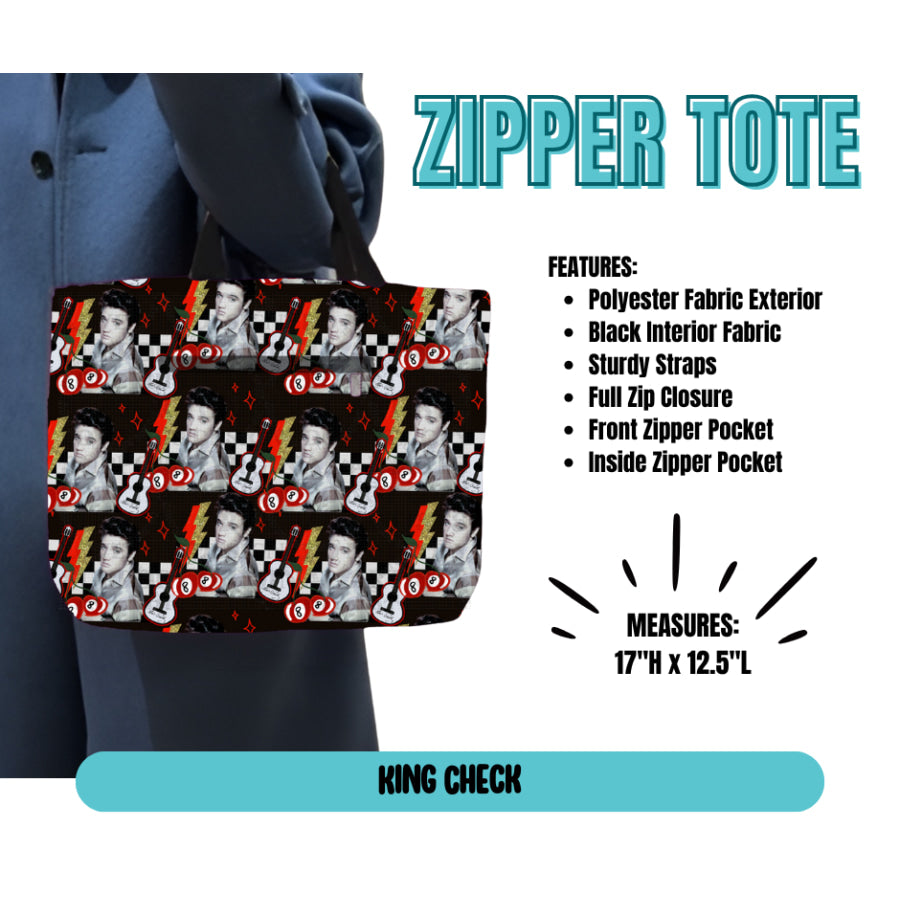 Preorder Custom Zipper Totes - Closes 21 May - ETA late Sep 2025 Tote Bag