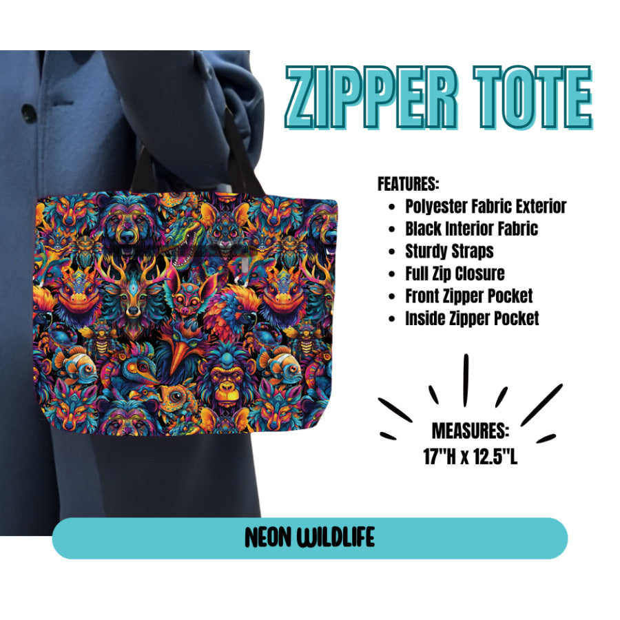 Preorder Custom Zipper Totes - Closes 21 May - ETA late Sep 2025 Tote Bag