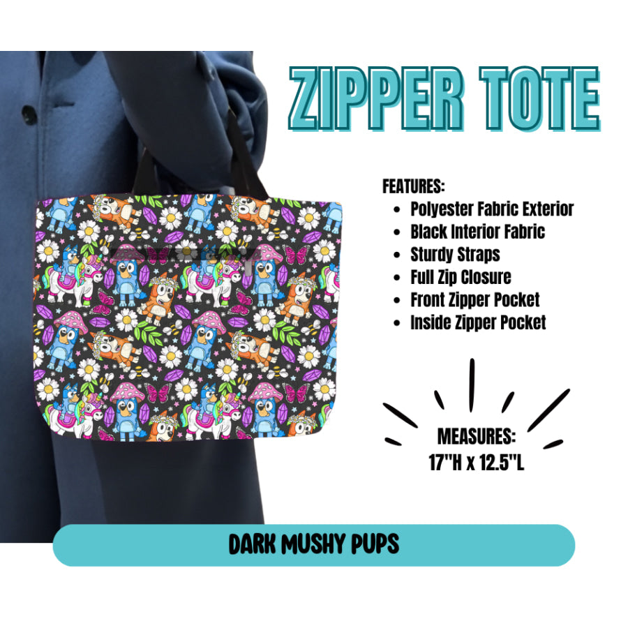 Preorder Custom Zipper Totes - Closes 21 May - ETA late Sep 2025 Tote Bag