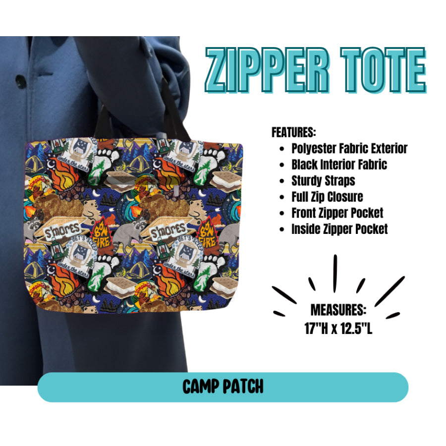 Preorder Custom Zipper Totes - Closes 21 May - ETA late Sep 2025 Tote Bag