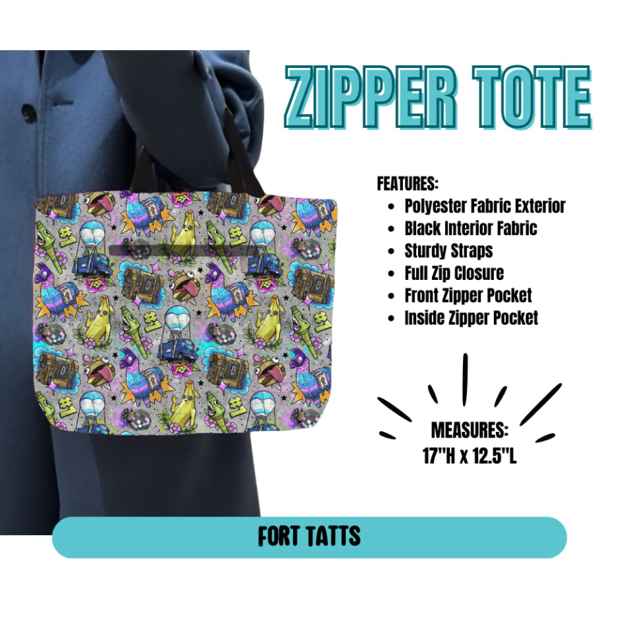 Preorder Custom Zipper Totes - Closes 21 May - ETA late Sep 2025 Tote Bag