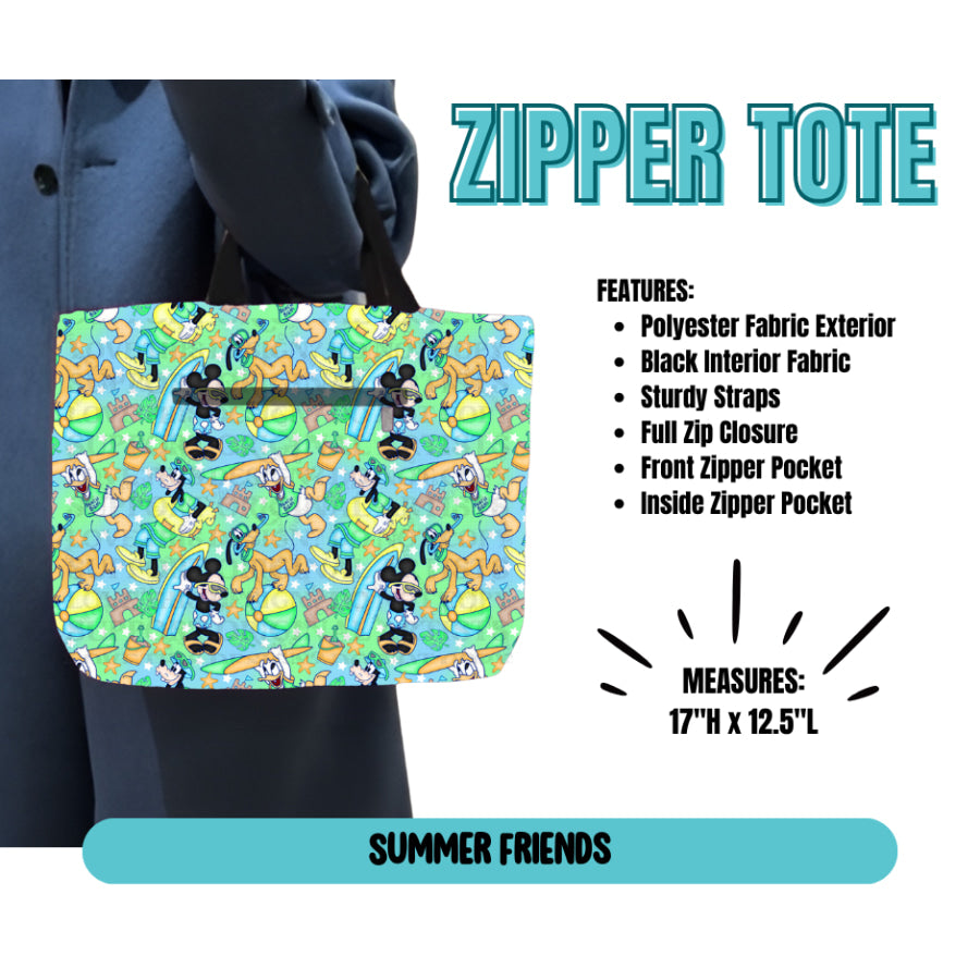 Preorder Custom Zipper Totes - Closes 21 May - ETA late Sep 2025 Tote Bag