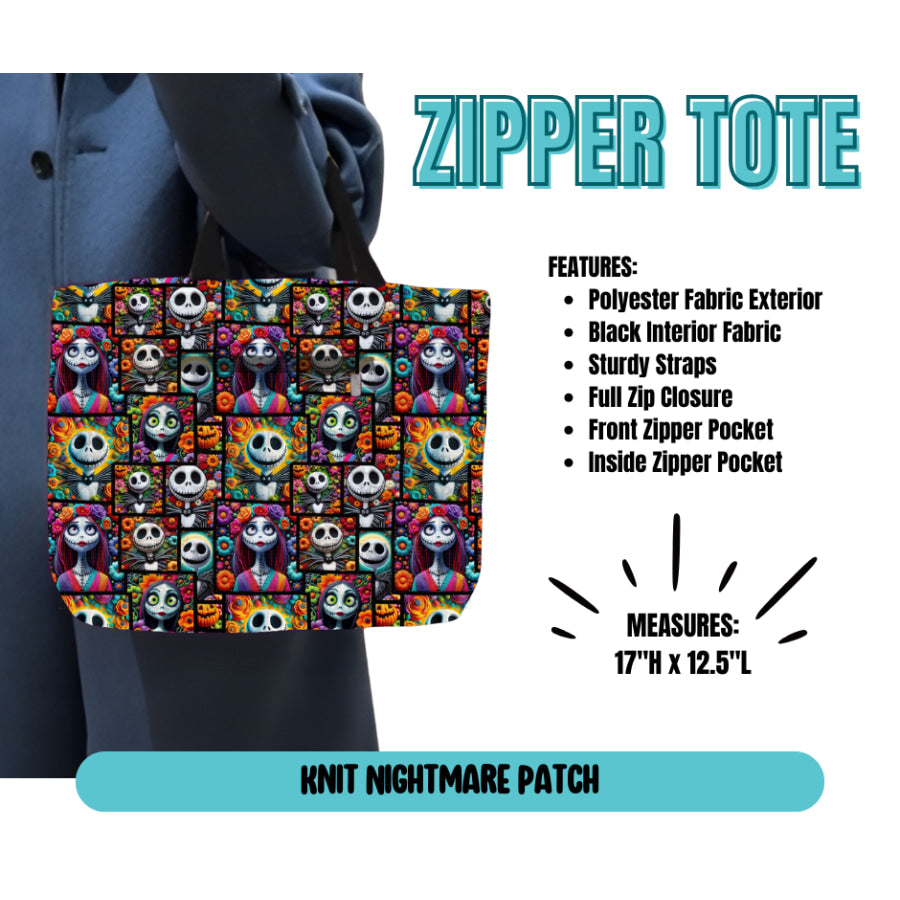 Preorder Custom Zipper Totes - Closes 21 May - ETA late Sep 2025 Tote Bag