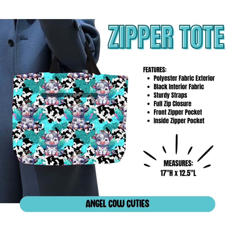 Preorder Custom Zipper Totes - Closes 21 May - ETA late Sep 2025 Tote Bag