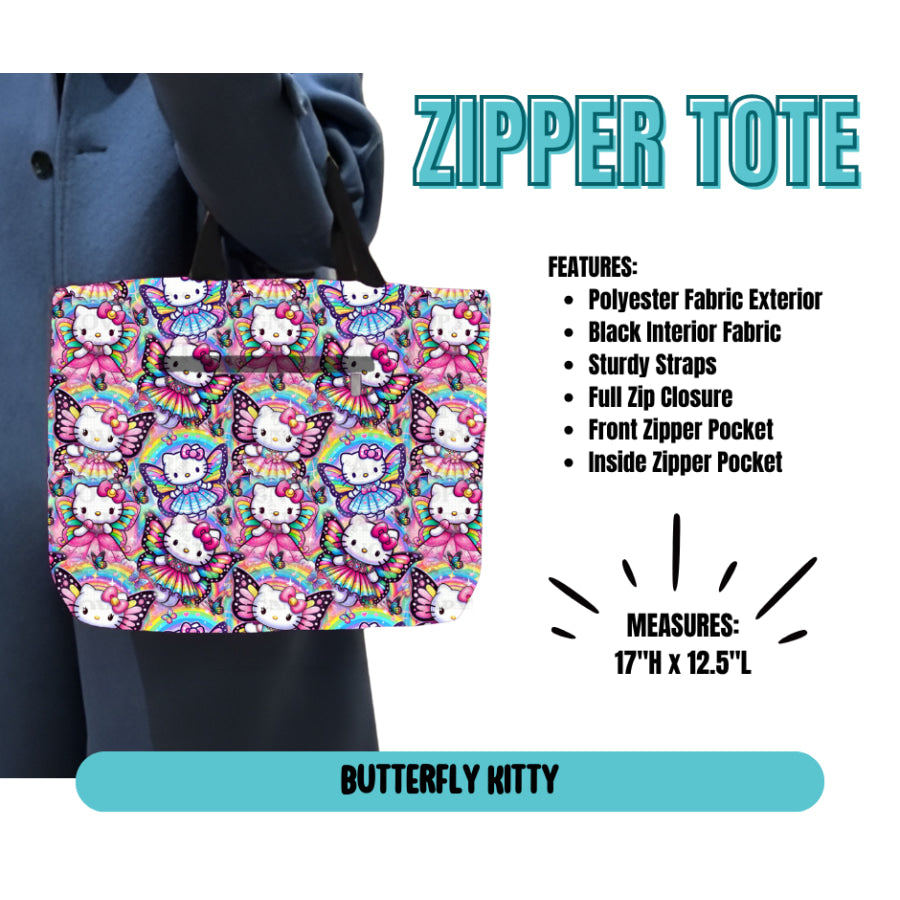 Preorder Custom Zipper Totes - Closes 21 May - ETA late Sep 2025 Tote Bag