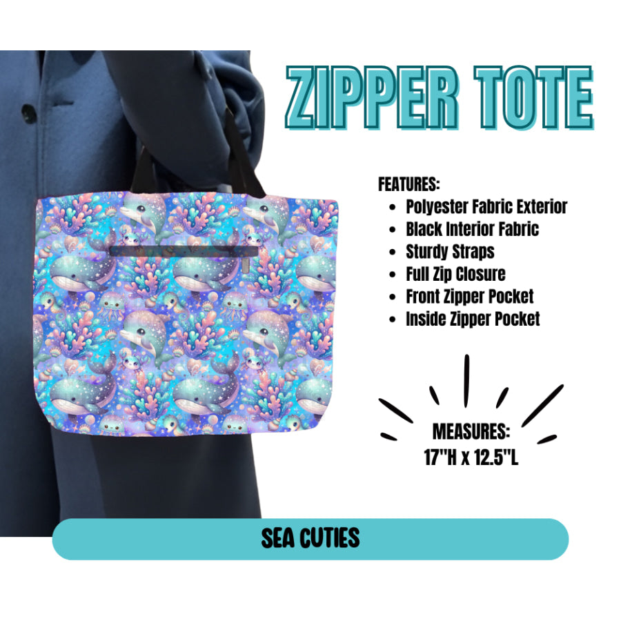 Preorder Custom Zipper Totes - Closes 21 May - ETA late Sep 2025 Tote Bag