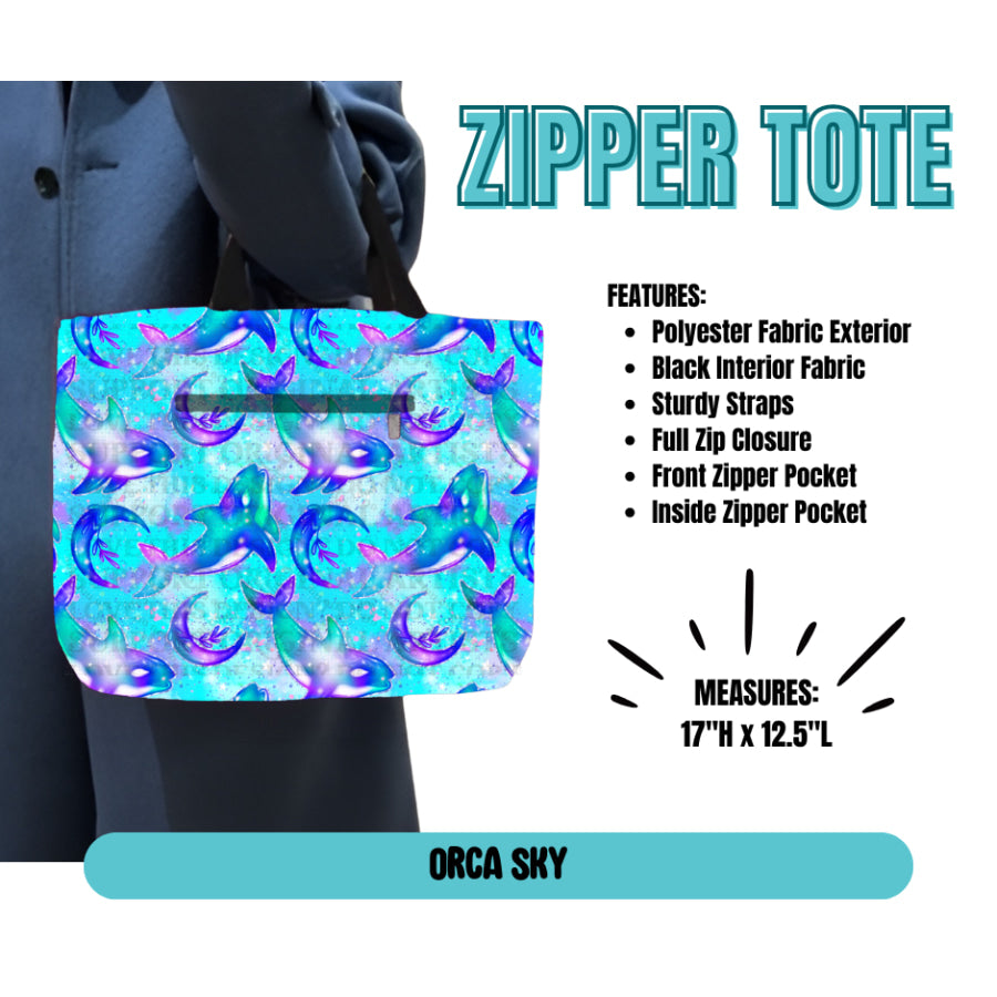 Preorder Custom Zipper Totes - Closes 21 May - ETA late Sep 2025 Tote Bag