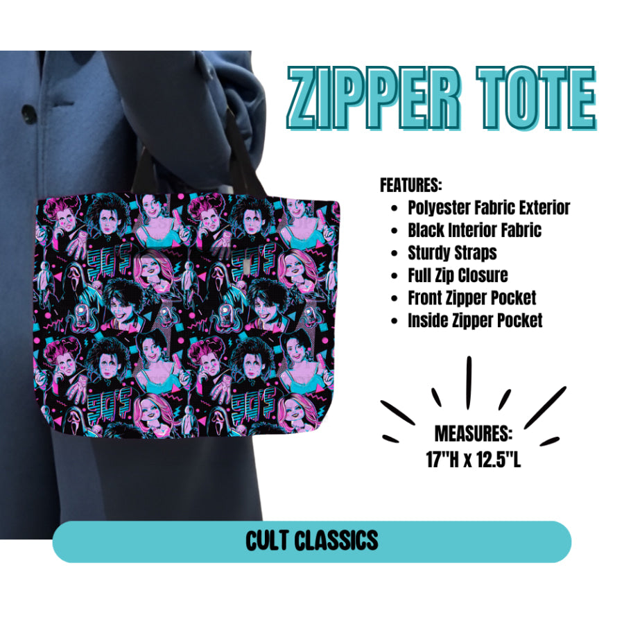 Preorder Custom Zipper Totes - Closes 21 May - ETA late Sep 2025 Tote Bag