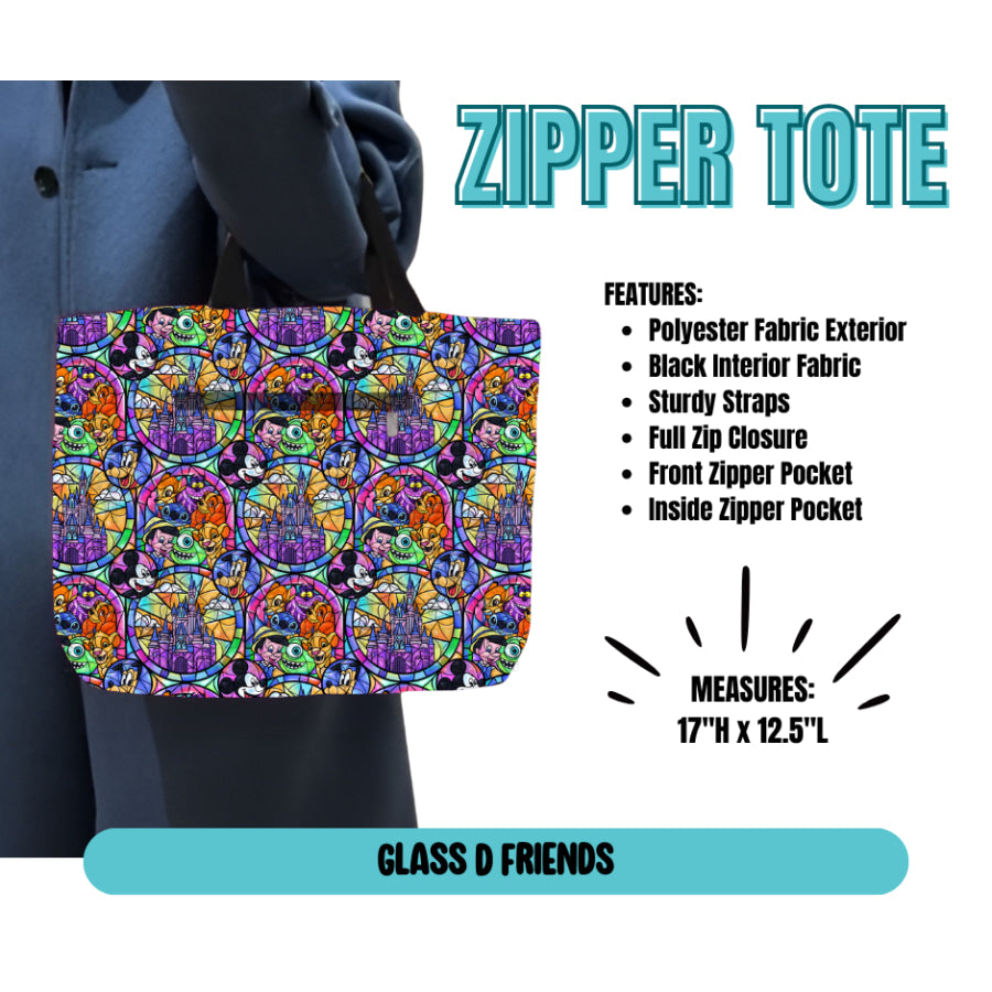 Preorder Custom Zipper Totes - Closes 21 May - ETA late Sep 2025 Tote Bag