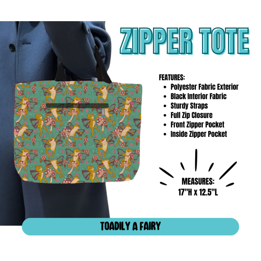 Preorder Custom Zipper Totes - Closes 21 May - ETA late Sep 2025 Tote Bag